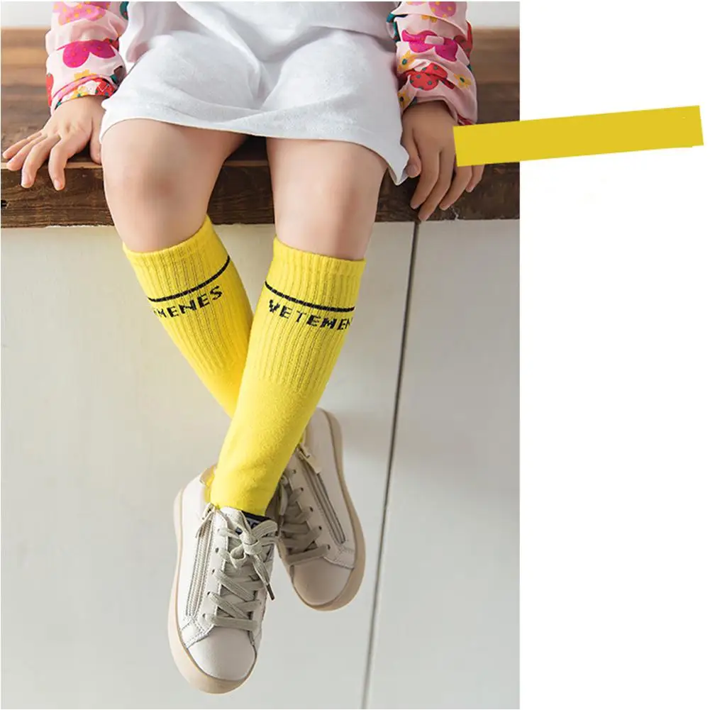 DSstyles/1 пара, подходит для детей 3-8 лет, хлопок, для мальчиков и девочек, милый, простой, чистый цвет