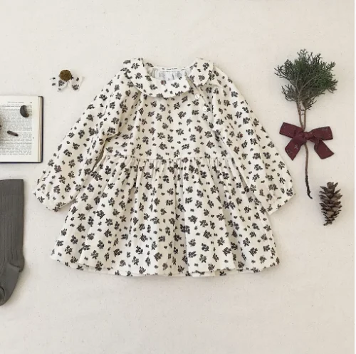 Г. Свитер для девочек комбинезоны рубашки, платья, комплект одежды, Одинаковая одежда для всей семьи Рождественский корейский стиль - Цвет: Хаки