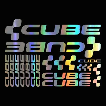 

Creative Car Sticker Kit Cube Adesivi Bici Stickers for Bike Mtb Bdc Bicicletta Vinyl Decal Accessories,15cm*15cm