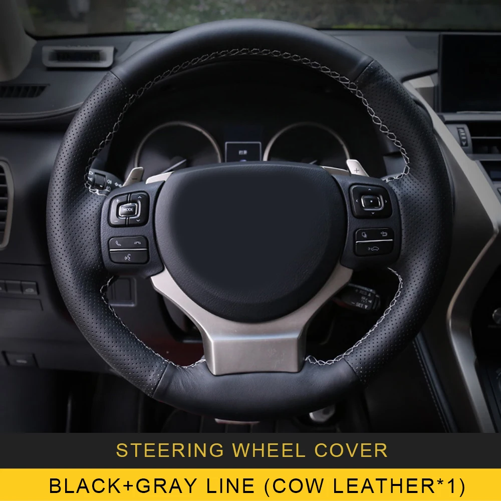 Gelinsi для LEXUS NX200 NX200t NX300h автомобильные Швейные чехлы на руль из коровьей кожи с иглой и нитью аксессуары для интерьера