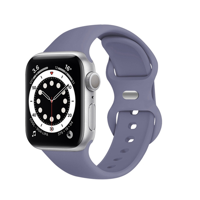 Silicone Strap For Apple Watch Band 44mm 42mm Rubber Smart Watch Wrist iWatch Series 5 4 3 2 1 40mm 38mm Accessories