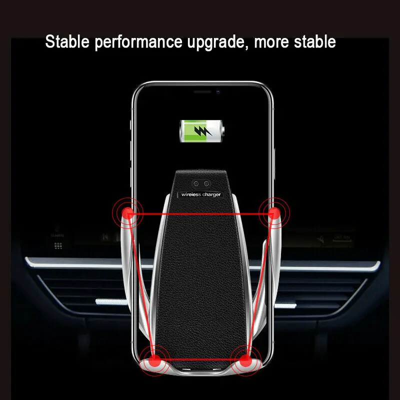Автоматический зажим беспроводное автомобильное зарядное устройство Быстрая зарядка крепление для iPhone 11 X XS для huawei xiaomi Samsung LG HTC sony держатель