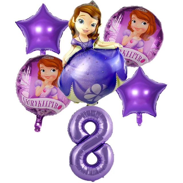 New Disney Sofia Princess Theme Party Disposable Tableware For Decorations Birthday Party Baby Shower Napkin Plate Cup Supplies style 9