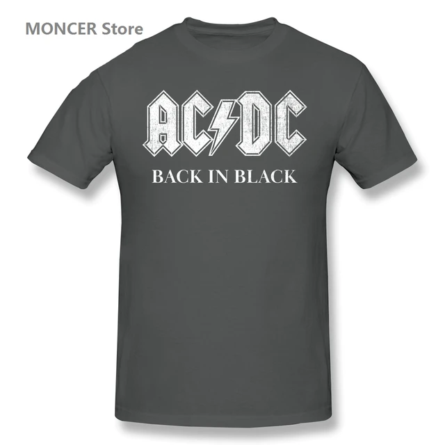 Ac Dc Back In Black T Shirt Men/women T 