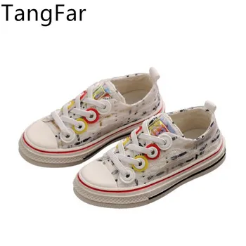 

Children's Board Shoes 2020 Autumn New Boys Canvas Shoes Girls Breathable Baby Soft Bottom Casual Sneakers