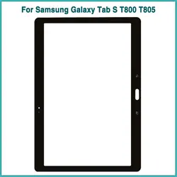 Новый 10,5 "сенсорный экран для Samsung Galaxy Tab S T800 T805 Сенсорная панель дигитайзер сенсор Переднее стекло планшет Замена