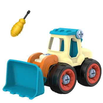 

Boy Assembling Car Model Disassembly Loading Unloading Engineering Truck Kids Screw Assembly Car Beach Boys toys