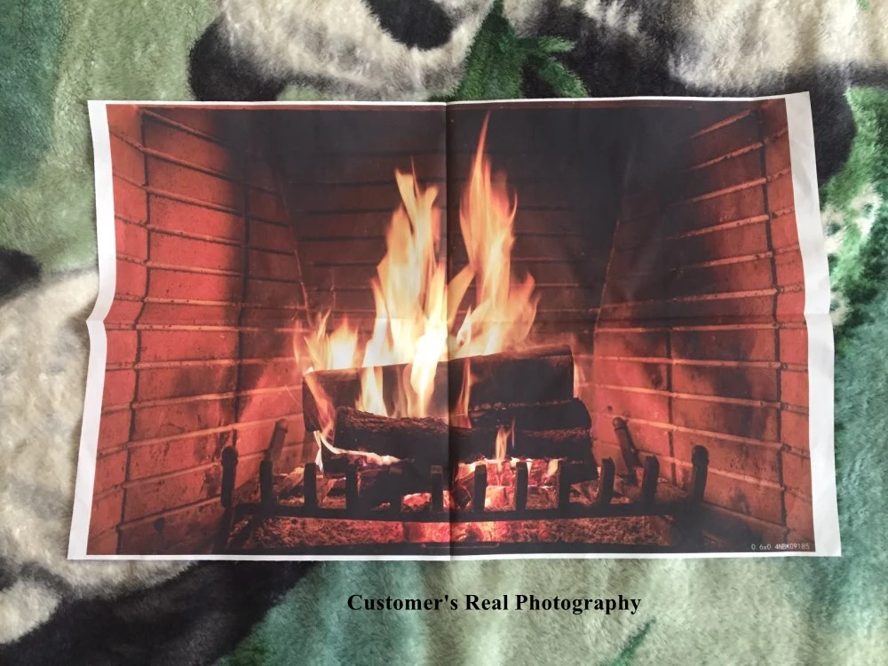 Laeacco каминный пылающий огненный Рождественский Декор фотографии фоны индивидуальные фотографический фон для фотостудии
