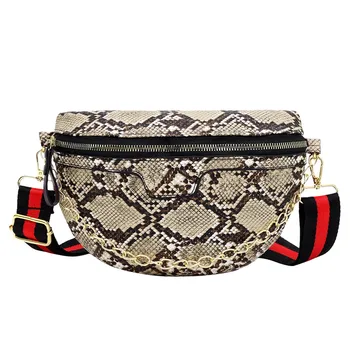 

Women Messenger Bags Cute Wild Ladies Serpentine Shoulder Messenger Bag Zipper Messenger Bag Chest Bag Waist Bag Phone Bag #LR3