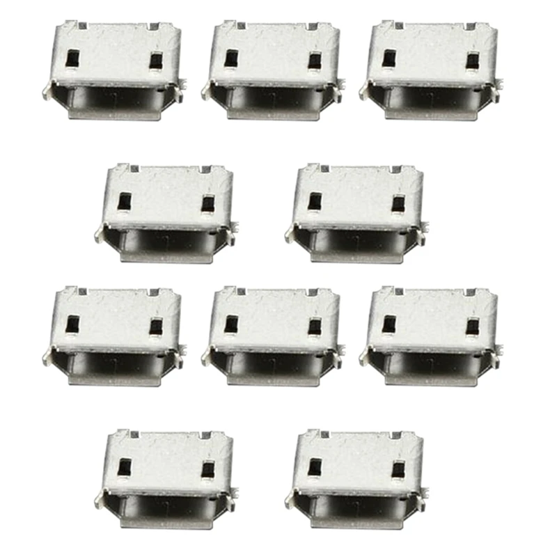 

100 шт. Micro USB Тип B Женский 5-контактный фоторазъем порт печатная плата