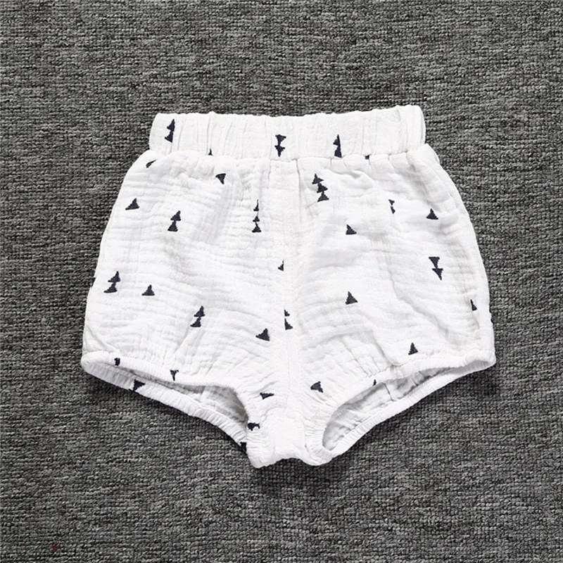 COOTELILI Linen Summer Baby Shorts Cotton Shorts For Kids Boys Girls Shorts Toddler Solid Kids Beach Short Baby Pants (11)