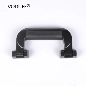 

1x Black Color Retro Modern Box Plastic Holder,Suitcase Holder Arch Furniture Hardware,Tool Handle For Suitcase