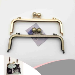 20cm High Quality Screw Metal Purse Frame Big Ball Clasp Chain Hook Bag DIY Parts Handmade Craft Bag Replacment Accessories