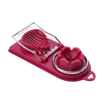 

Multi-function Egg Cutter Cut Fruit Egg Slice Splitter Fancy Cut Egg Fruit Kitchen Utensils