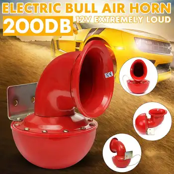 

12V Loud 200DB Electric Snail Horn Air Horn Raging Sound For Car Motorcycle Truck Boat Crane 2020 New Car Air Snail Bull Horn