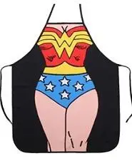 3D Funny Apron Super Hero Kitchen Apron Man Women Aprons Dinner Party Cooking Apron Adult Cozinha Tablier Cuisine Pinafore