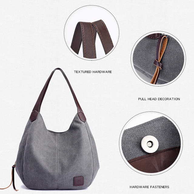 SMOOZA Casual Canvas Shoulder Bag Women 2020 Totes Bags Women Bag Large Capacity High Quality HandBag