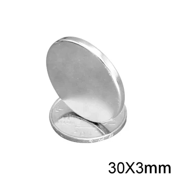 

1/2/5/10/20/50pcs 30x3 mm Strong Cylinder Rare Earth Magnet 30mmX3mm Round Neodymium Magnets 30x3mm Big Disc Magnet 30*3 mm