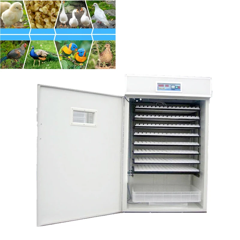 

700W Small Intelligent Incubator Fully Automatic Home Chickens Duck Goose Bird Quail Eggs Brood Farm Poultry Incubator Equipment