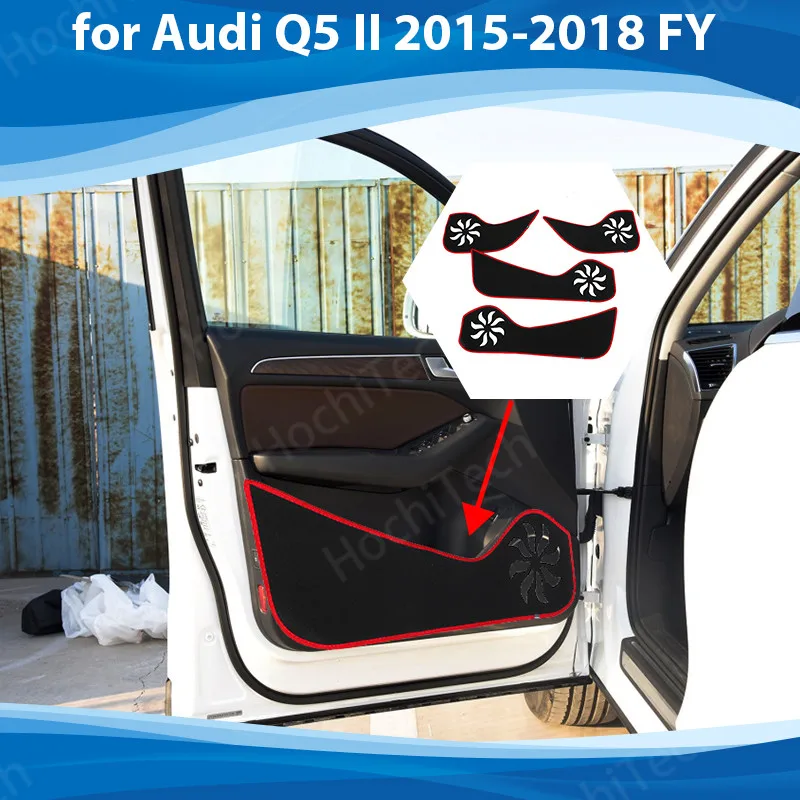 

Protection Carpet Door Inside Guard Side edge cover Car Door Anti Kick Pad Sticker for Audi Q5 II 2015-2018 FY Accessories