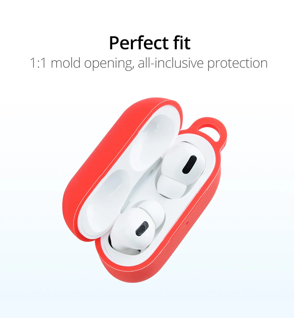 PZOZ Bluetooth наушники Мягкий силиконовый чехол для Apple airpods pro Чехол силиконовый анти-осень защитный чехол сумка анти-потеря крышка