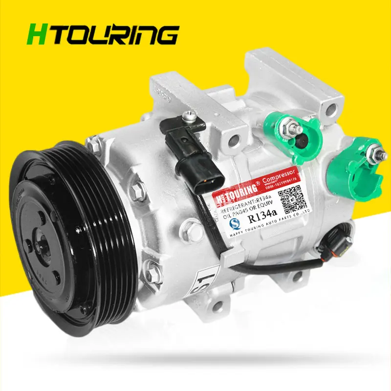 

For hyundai sonata VS16E AC Compressor For Hyundai Sonata 2011-2014 2.0L / 2.4L F500-EB9AA06 F500EB9AA06 CO 11218 6pk 12v