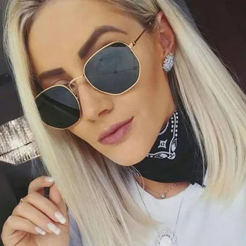 

ZUEE Round frame Fashion Accessorize Men Women Sunglasses Vintage Outdoor Round UV400 Metal Frame Mirror Sunglasses