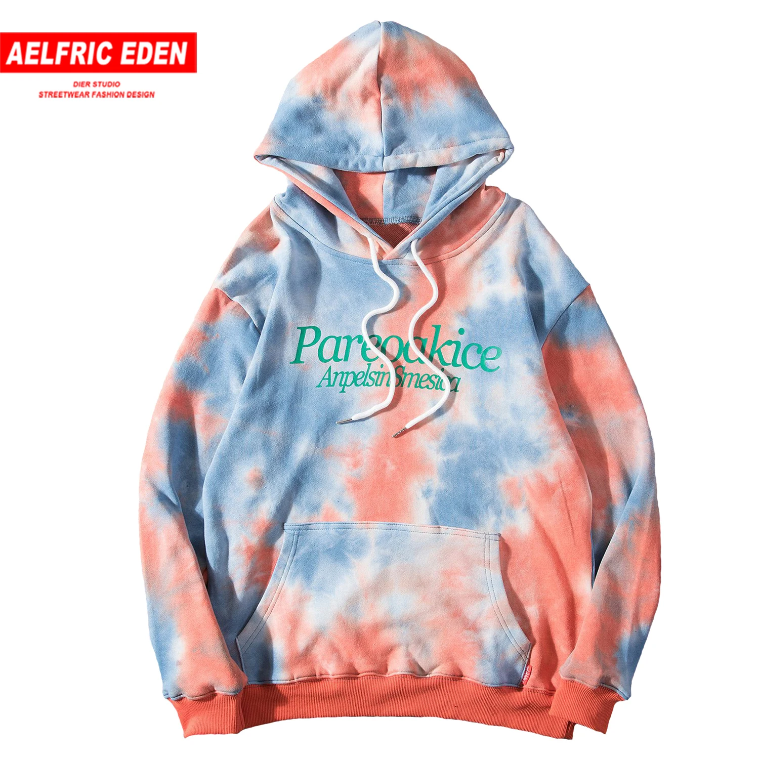Aelfric eden с буквенным принтом Мужские толстовки с капюшоном Harajuku повседневные хлопковые Толстовки уличная хип хоп Мода Мужской пуловер