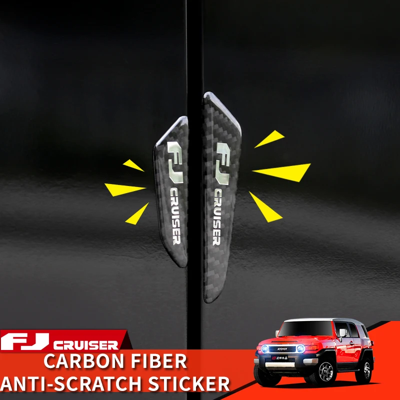 

06-21 год Toyota принадлежности для FJ Cruiser внешняя модификация двери Внешняя защита от царапин Декоративная полоса Защитная Наклейка