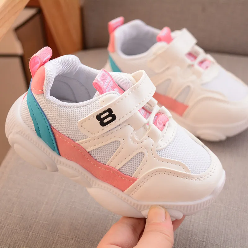 Tenis Infantil Menina; Детские кроссовки; Basket Garcon Deportivas nigno; chaussure homme; спортивная обувь; Sapatilhas criancha; кроссовки для малышей - Цвет: Pink
