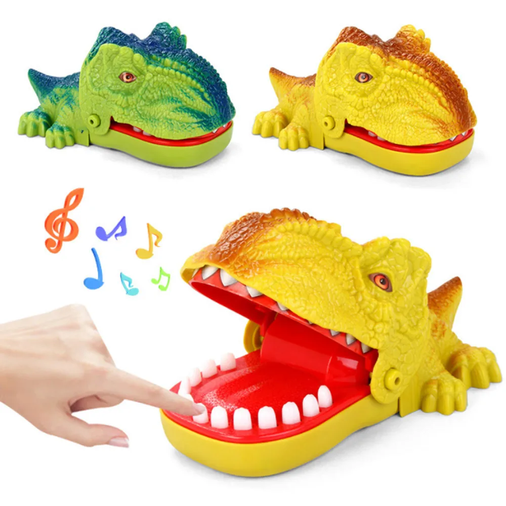 Вечерние игры для детей Забавный динозавр Crazy Biting Hand Finger Toys L815