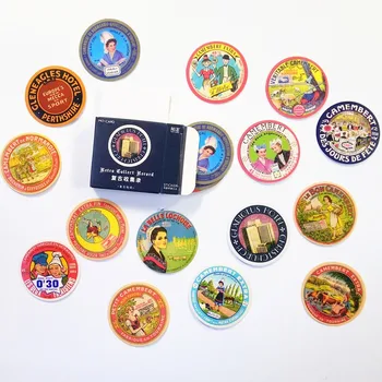 

45pcs/box Cute Mini Paper Label Planner Scrapbooking Memo Stickers Stationery School Supplies