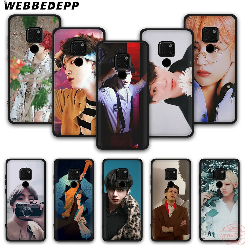 WEBBEDEPP Jimin Suga RM Fashion Soft Silicone Phone Case for Mate 10 20 30 Pro Lite Nova 2i 3i 3 4 5i 2 5 |