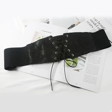 Stylish Ruffled Waistband Temperament Simple Fashionable Decorative Lace Waistband Ladies Popular Elegant Elastic Wide Waistband