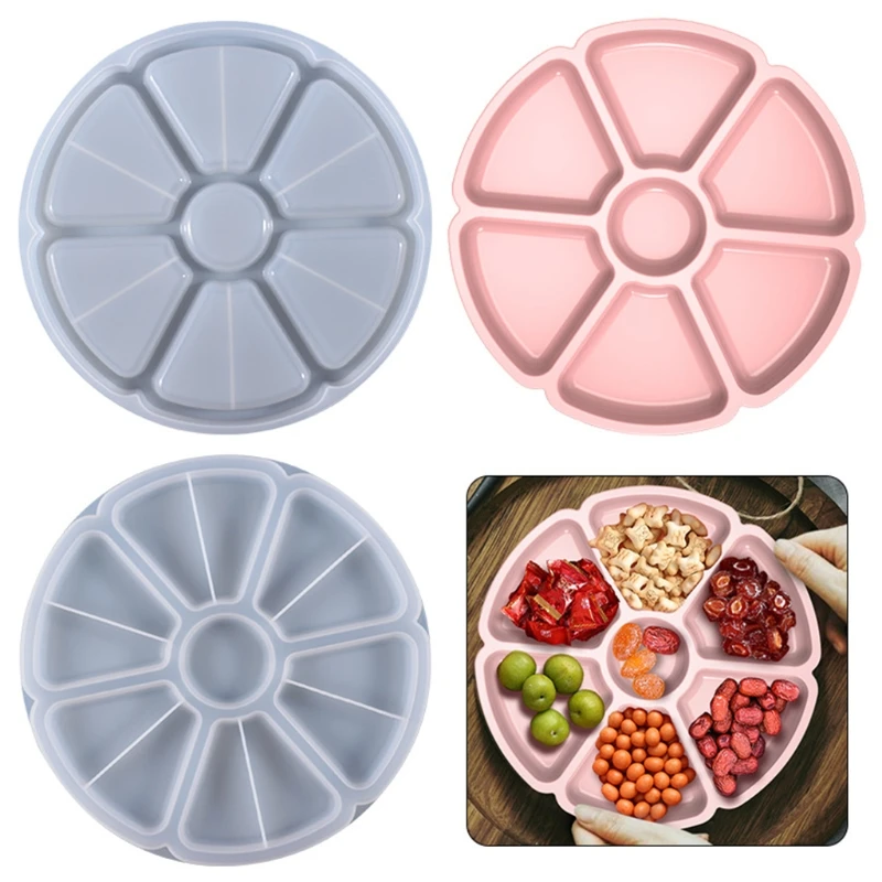 Tray Resin Mold, Large Candy Shaped Tray Silicone Mold, Epoxy Resin Casting Molds for Jewelry Storage Plate, Rolling Tray, Fruit Food Dish, Home