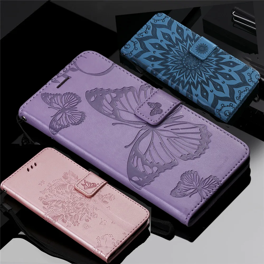 

Phone Case sFor Vivo Y91 Y93 Y95 Case Cover For Vivo Y95 Y91 Y93 Case Luxurry 3D Embossing Flip PU Leather Wallet Cover Capa