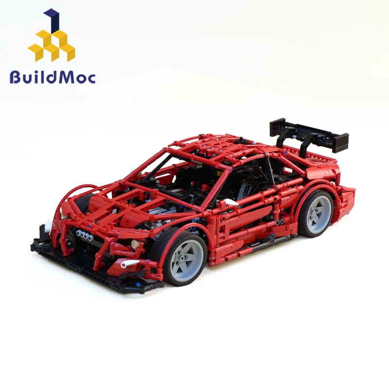 

BuildMoc Technic Audi-RS5 DTM Super Racers Super car Racing Car Building Blocks Motor Bricks Toys For Children Gift