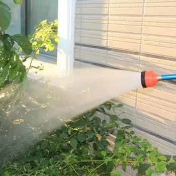 

Greenhouse Seedlings Shower Lawn Watering Hose Handheld Sprinkler Straight Nozzle Garden Watering Spray Head with Switch