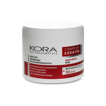 

KORA mask keratin hair restoration, 300 ml