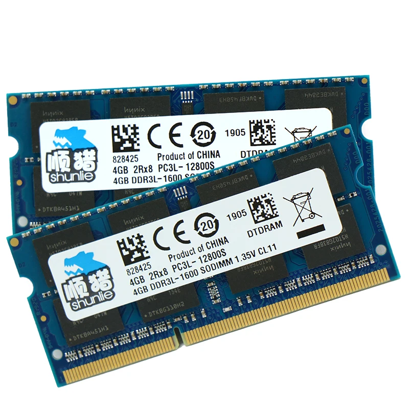 Оперативная память Hynix IC DDR3 8 ГБ 4 1600 МГц 1333 для ноутбука 1 35 в SODIMM|Оперативная