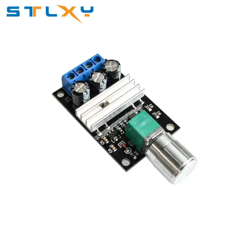 DC 6V 12V 24V 28VDC 3A 80W PWM Motor Speed Controller Regulator Adjustable Variable Speed Control With Potentiometer Switch dc motor speed controller motor speed controller electric motor speed controller