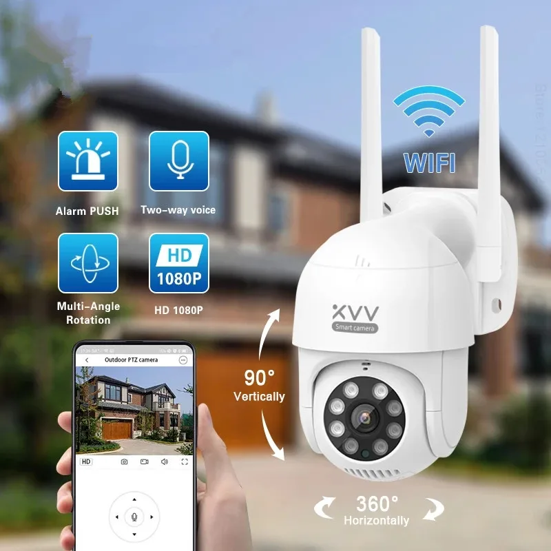 Новая Экшн-камера Xiaovv PTZ водонепроницаемая IP65 инфракрасная 8 дюймов ночное