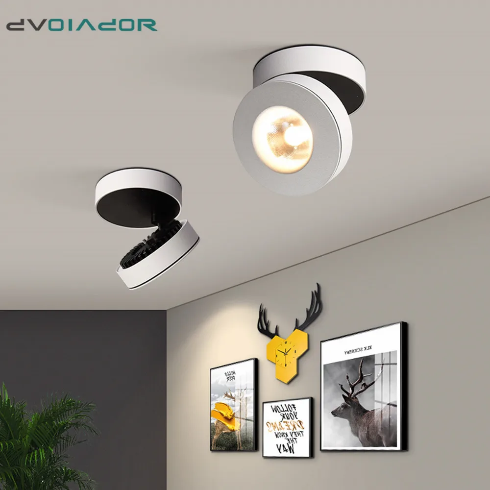 

Modern Ultra thin LED Spotlight LED Spot 12W 15W 20W Indoor 360 Degree Rotation Super Bright Light For Exhibition Hall Lighting