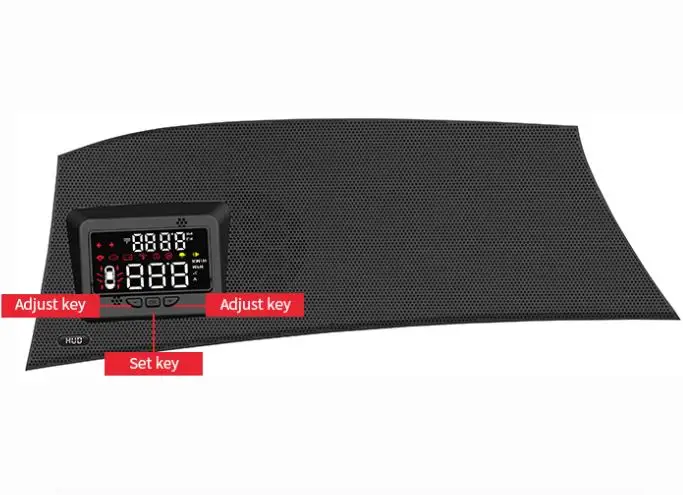 Дисплей на лобовом стекле Loyal Defender HUD ультра прозрачный для новинки 2018 система