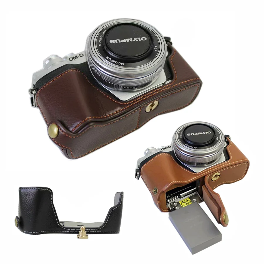 Чехол для камеры из натуральной кожи чехол фотокамеры Olympus OM-D EM10 III E-M10III Mark II EM10II с