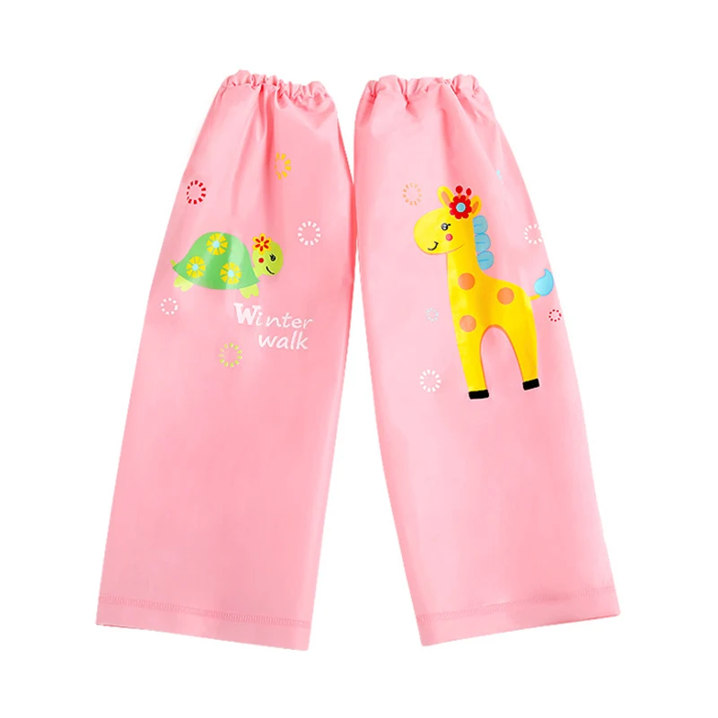 Детские Водонепроницаемые Дождевики, походные гетры, дождевик для детей, непромокаемые дождевики, непромокаемые штаны для детей - Цвет: pink deer