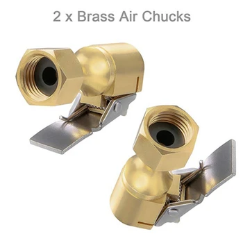 

Car Open Brass Air Pump Chuck Clip Car Truck Tire Inflator Valves Connector Auto Tire Repair Tools Exterior Accessories New