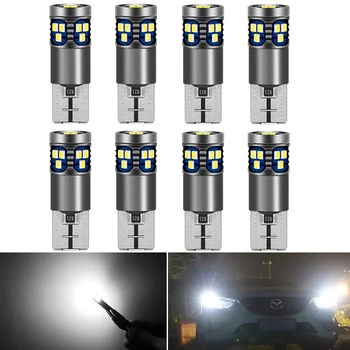 

8x T10 W5W LED Canbus Clearance Light Bulbs For Toyota Corolla Camry Highlander Reize Crown Prado Prius Rav4 Interior Dome Light