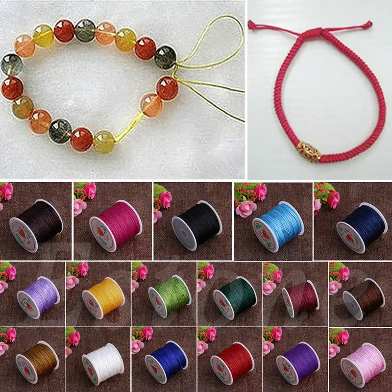 

1M Strong Stretch Elastic Crystal Line Beading Rope Colorful String Cord For Jewelry Making DIY Bracelet Necklace Jewelry