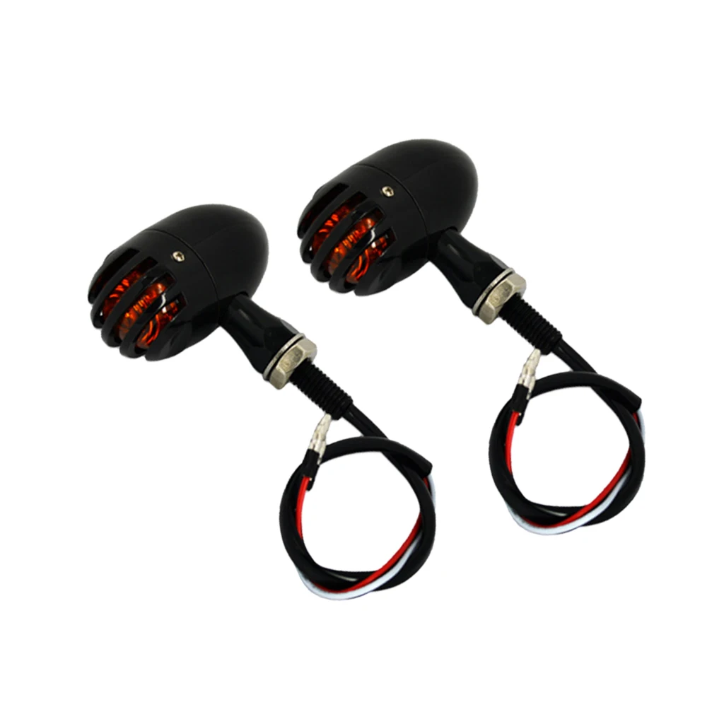 Universal Car Tail Bulb Brake Lights 12V Auto Reverse Lamp Daytime Running Signal Light Fits for 10mm Hole Fairing